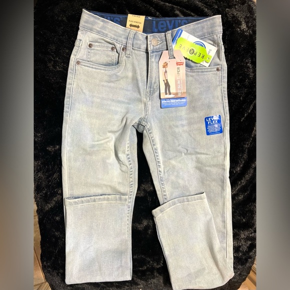 Boy’s Levi's® 512™ Slim Tapered  Medium washed Jeans-SZ 10 🩵25/26- NWT - Picture 5 of 13